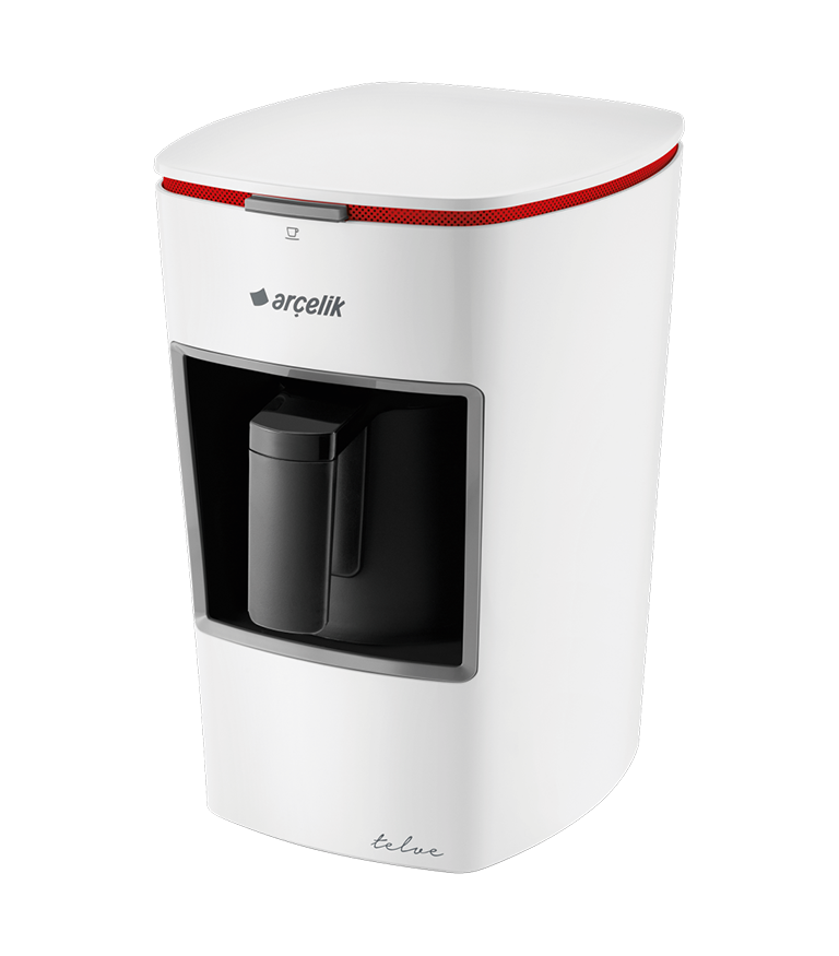 Arçelik K-3300 Yeni Telve Türk Kahve Makinesi-Beyaz