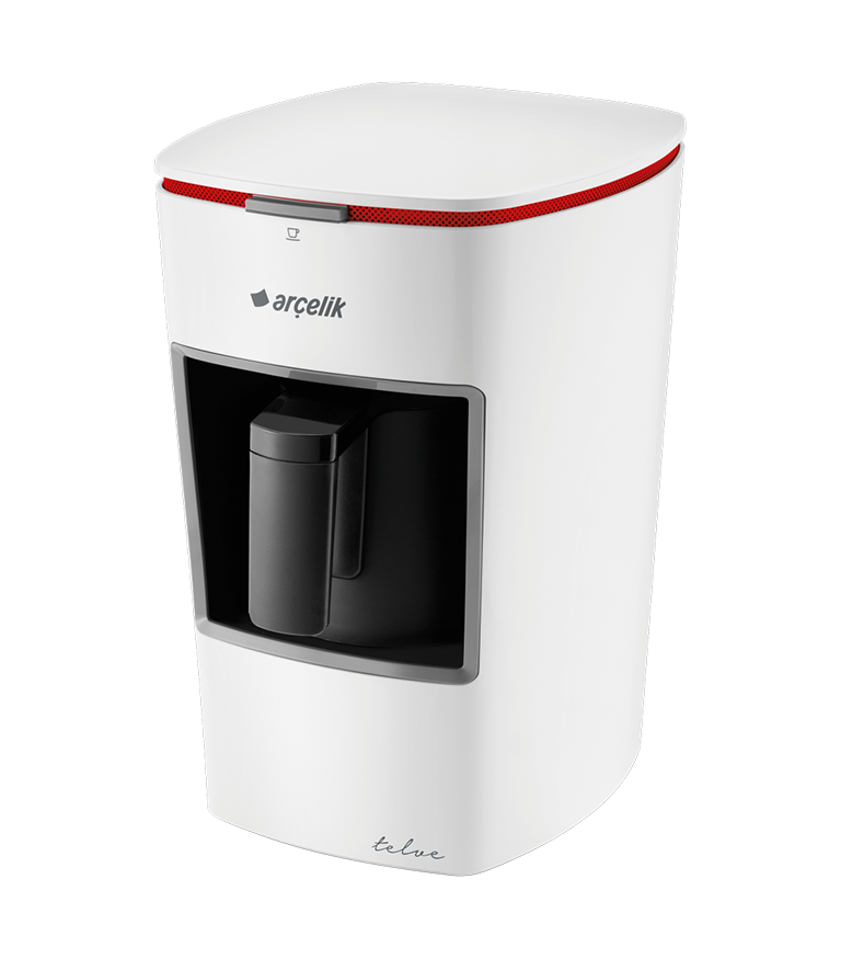 Arçelik K-3300 Yeni Telve Türk Kahve Makinesi-Beyaz