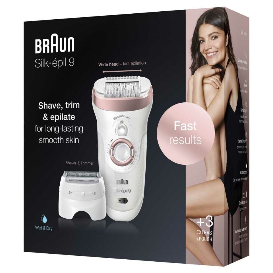 BRAUN LEGEPIL SES 9720 ROSGOWHT MN EPİLASYON CİHAZI