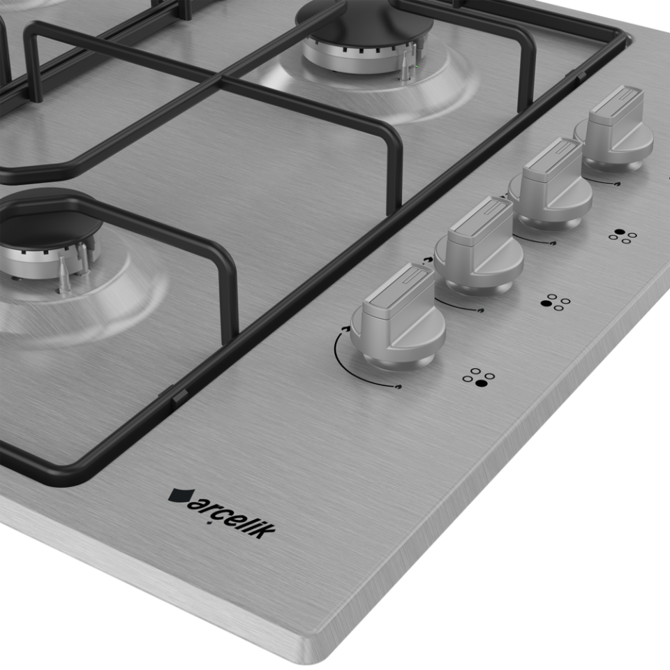 Arçelik OMD D 611 EI Gazlı Metal Tablalı Ocak