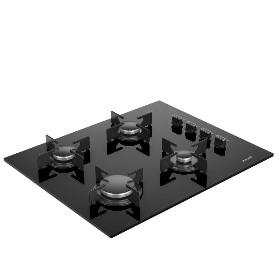 OCD T 651 ES Fibona Serisi Gazlı Cam Tablalı Ocak