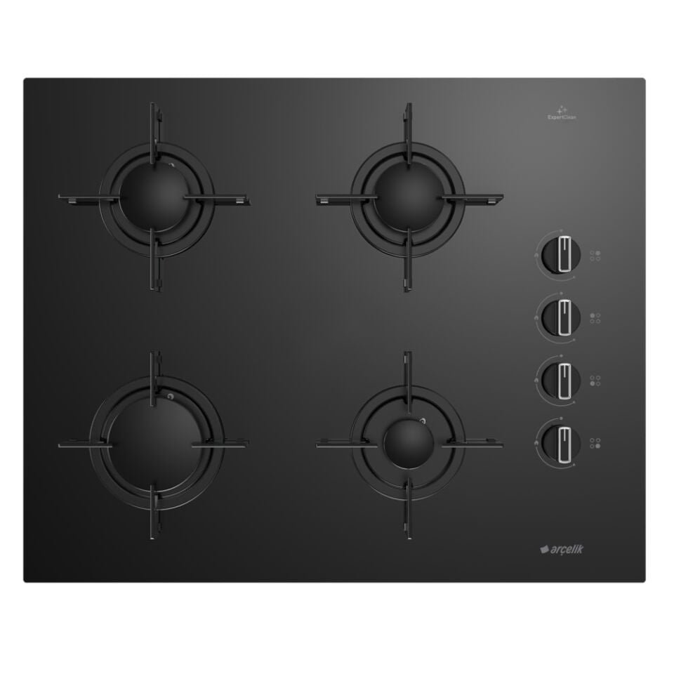 OCD T 651 ES Fibona Serisi Gazlı Cam Tablalı Ocak