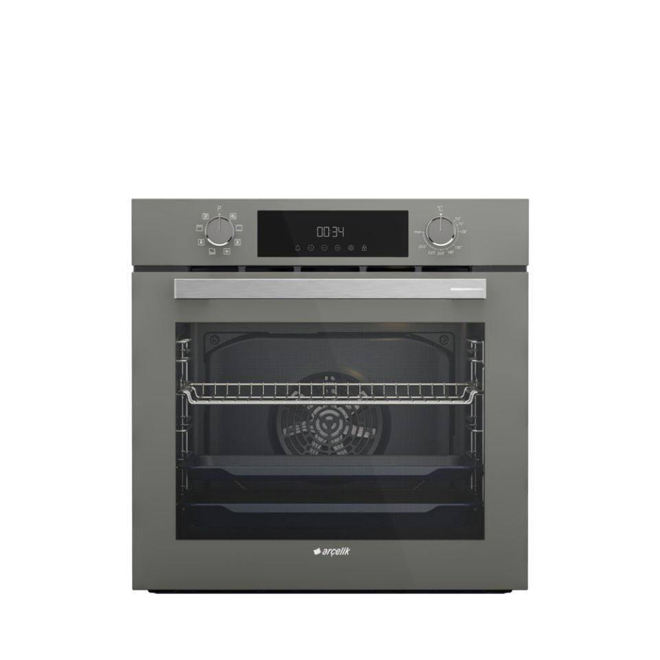 Arçelik AFC 340 G Fibona Serisi Ankastre Multifonksiyon Fırın Buhar Destekli Fırın