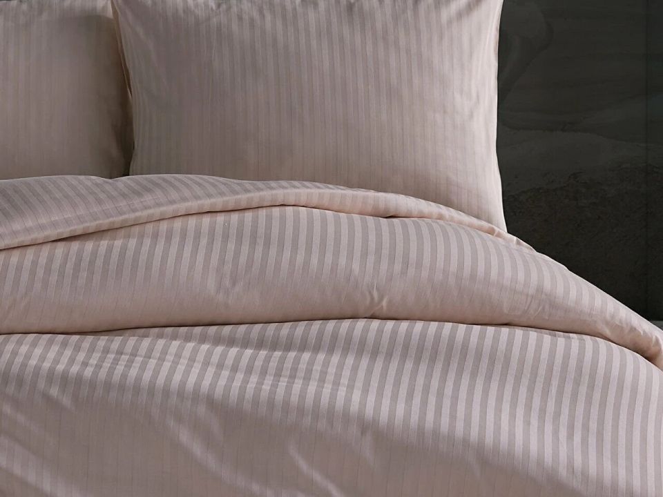 Saten Artline Nevresim Takımı Krem - Çift Kişilik