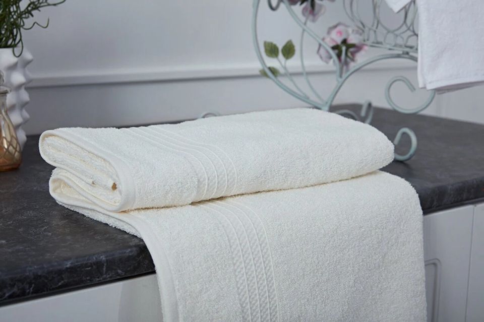 Sense Banyo Havlusu Krem - 90 x 150 cm