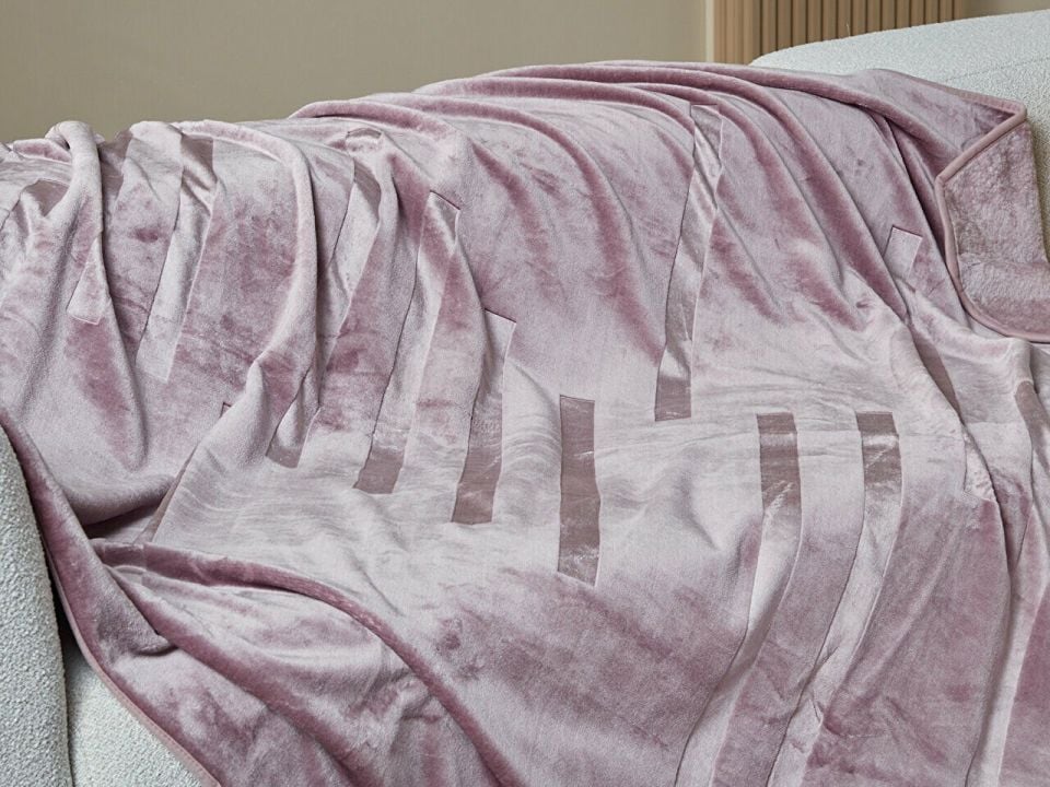 Embos Battaniye Perlina Çift Kişilik - Pudra