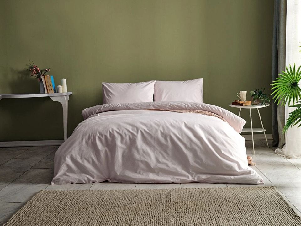 Dreamlife Nevresim Takımı Çift Kişilik - Pudra