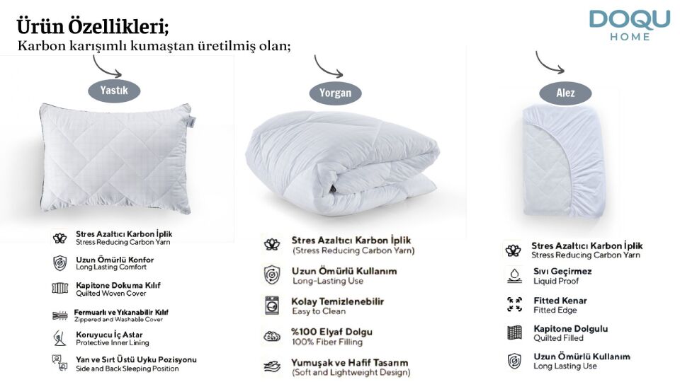 Stress Free Comfort Set Tek Kişilik - Beyaz