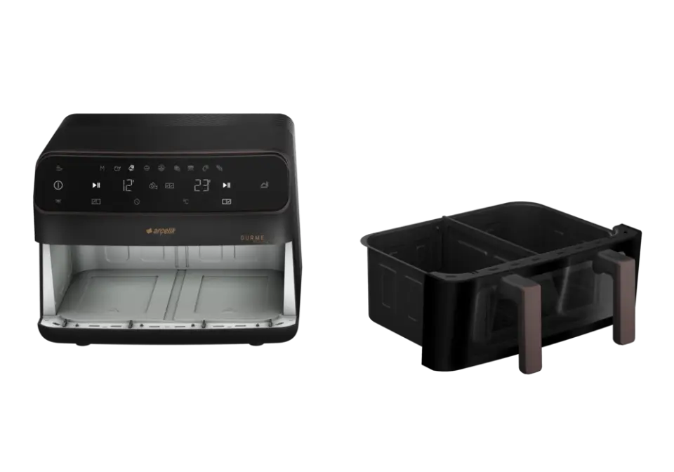 FRA 9494 Gurme TrioFry® Airfryer & Az Yağlı Fritöz